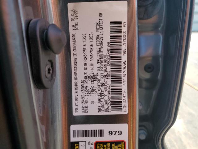 2022 TOYOTA TACOMA DOU 3TYAZ5CNXNT016472