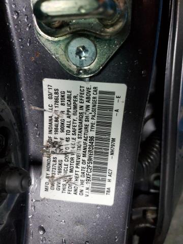 2017 HONDA CIVIC LX 19XFC2F59HE036496