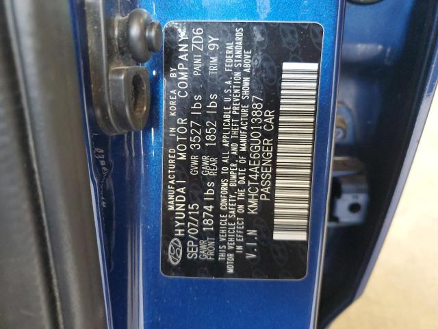 2016 HYUNDAI ACCENT SE - KMHCT4AE6GU013887