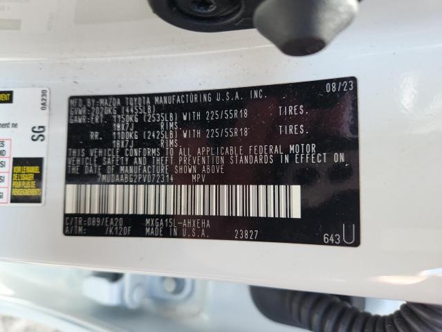 2023 TOYOTA COROLLA CR 7MUDAABG2PV072314