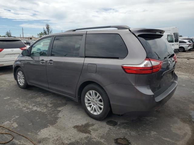 TOYOTA SIENNA XLE 2016 gray sports v gas 5TDYK3DC2GS748842 photo #3