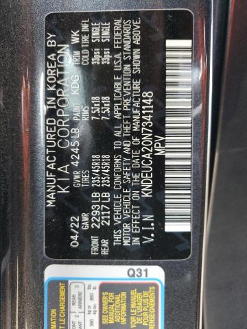 2022 KIA SELTOS NIG - KNDEUCA20N7341148