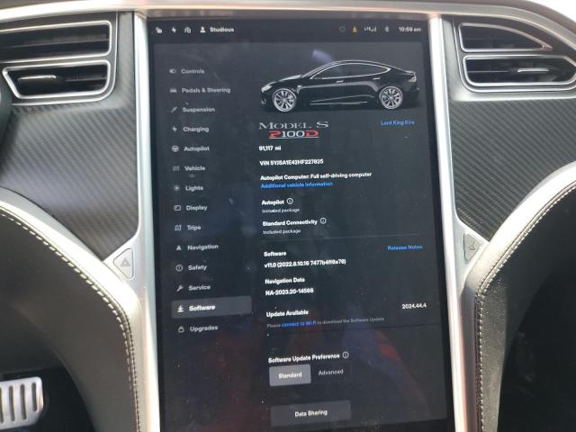 2017 TESLA MODEL S 5YJSA1E42HF227825