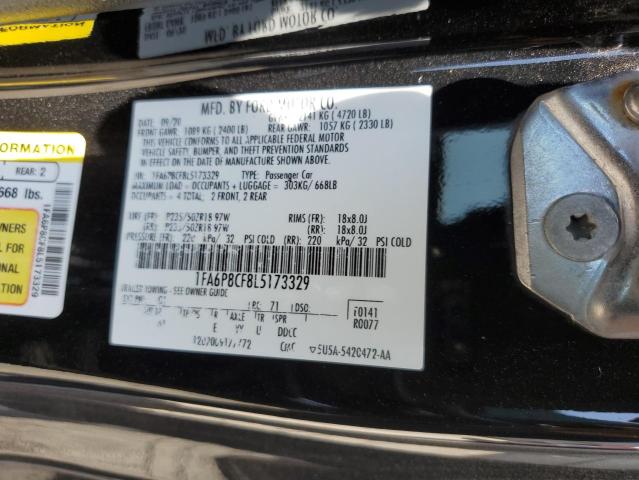 2020 FORD MUSTANG GT 1FA6P8CF8L5173329