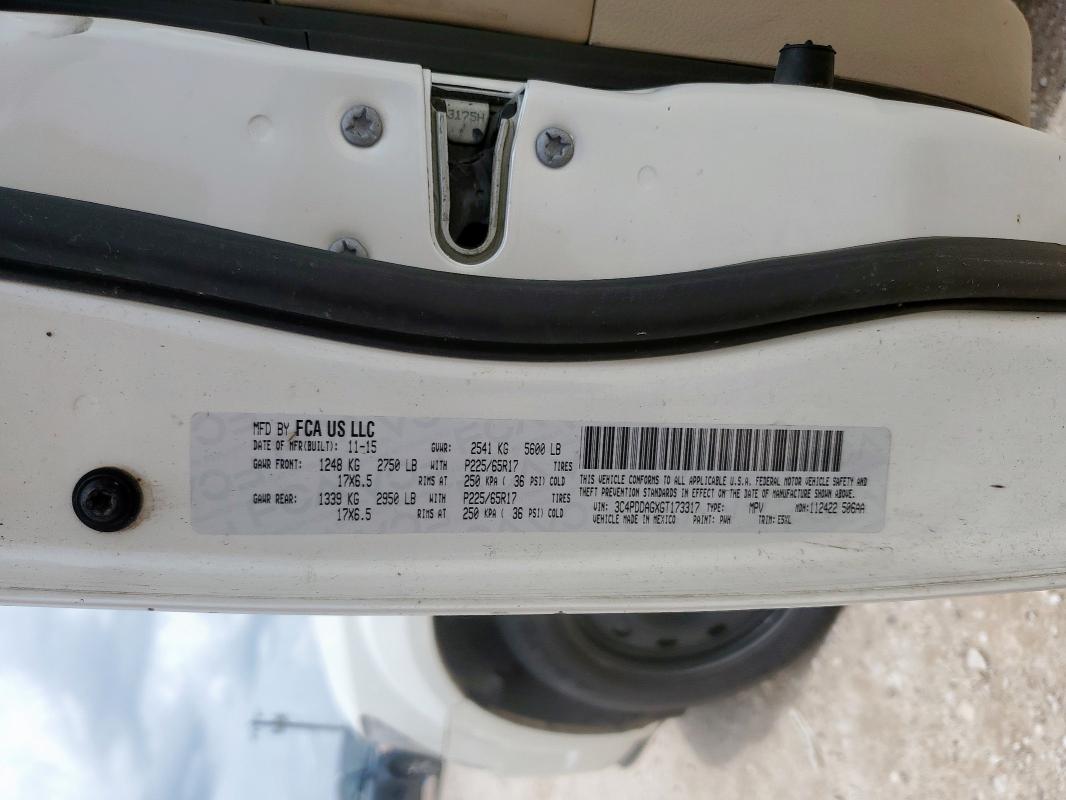 2016 DODGE JOURNEY SE #3303765424