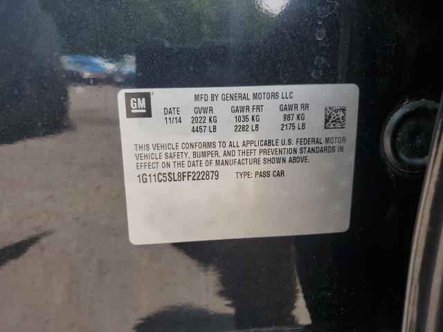 2015 CHEVROLET MALIBU 1LT 1G11C5SL8FF222879