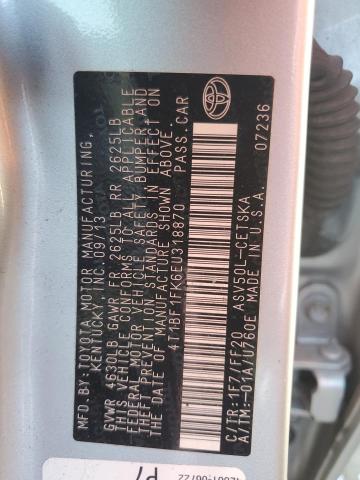 2014 TOYOTA CAMRY L - 4T1BF1FK6EU318870
