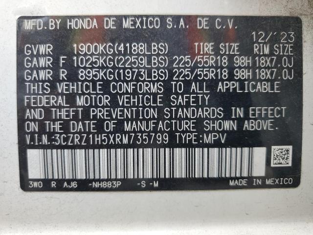 2024 HONDA HR-V SPORT - 3CZRZ1H5XRM735799