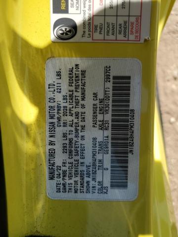 2023 NISSAN Z PERFORMA JN1BZ4BH4PM310408