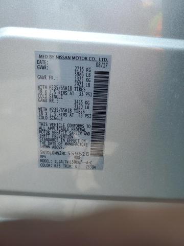 2017 INFINITI QX60 5N1DL0MN2HC559618