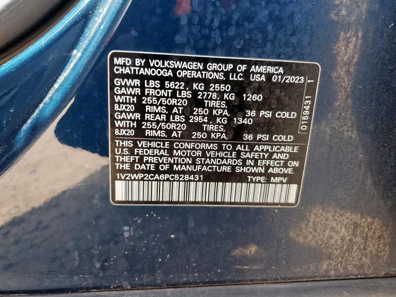 2023 VOLKSWAGEN ATLAS SE - 1V2WP2CA6PC528431