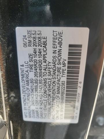 2024 HONDA PASSPORT B 5FNYF8H86RB022383