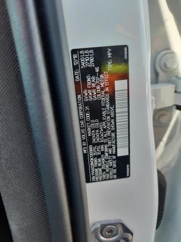2019 VOLVO XC60 T6 R- YV4A22RM3K1309889