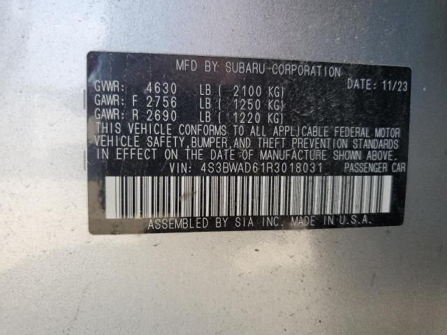 2024 SUBARU LEGACY PREMIUM 4S3BWAD61R3018031