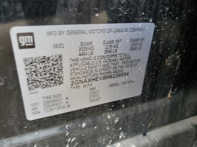 2021 CHEVROLET EQUINOX LS 2GNAXHEV8M6159954