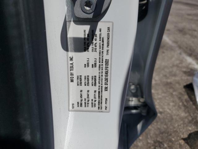 2020 TESLA MODEL 3 5YJ3E1EA5LF612822