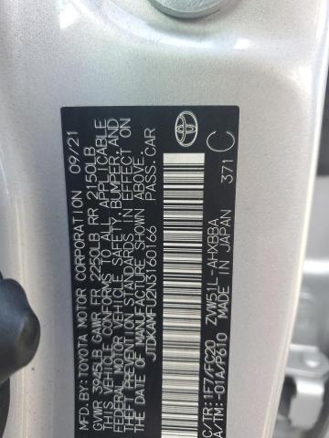 2022 TOYOTA PRIUS NIGH JTDKAMFU2N3160166