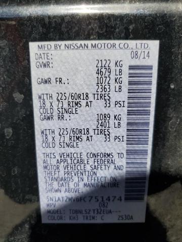2015 NISSAN ROGUE S - 5N1AT2MV6FC751474