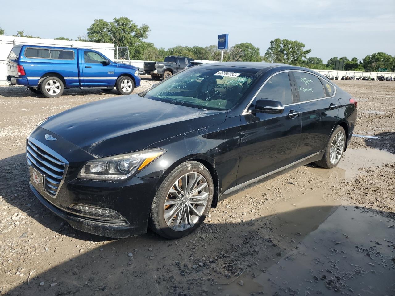 Lot #3257291763 2016 HYUNDAI GENESIS 3.8L
