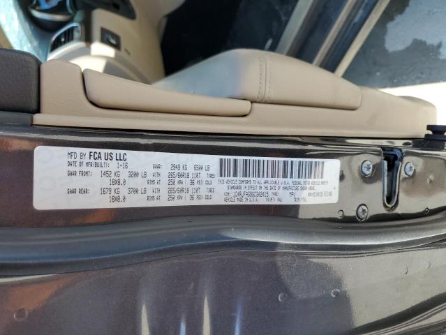 2016 JEEP GRAND CHER 1C4RJFAG9GC302415