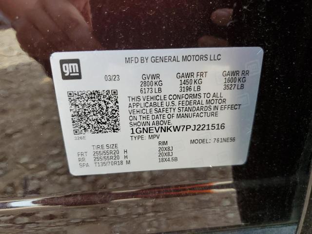 2023 CHEVROLET TRAVERSE H 1GNEVNKW7PJ221516
