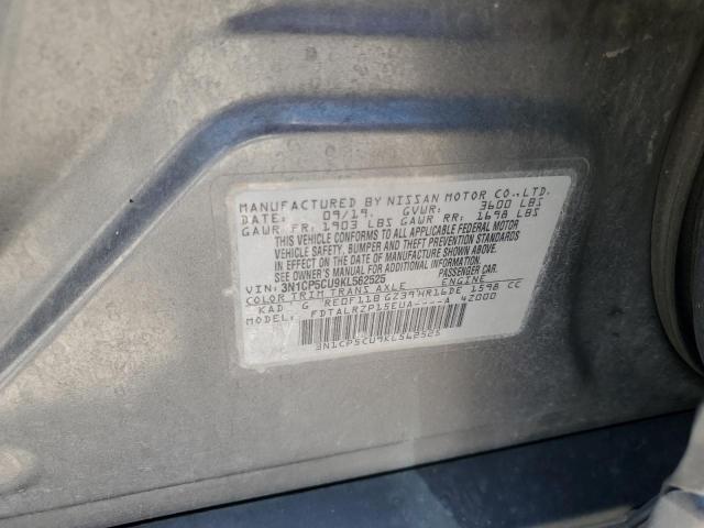 2019 NISSAN KICKS S - 3N1CP5CU9KL562525