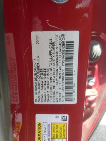 2022 HONDA ACCORD SPO - 1HGCV1F35NA058582