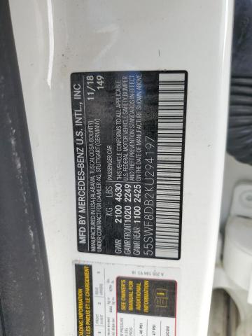 2019 MERCEDES-BENZ C 300 55SWF8DB2KU294197