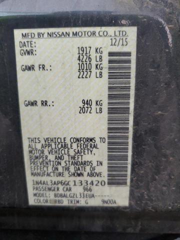 2016 NISSAN ALTIMA 2.5 1N4AL3AP6GC133420