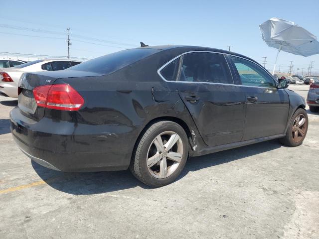 VOLKSWAGEN PASSAT SE 2013 black  gas 1VWBP7A39DC047373 photo #4
