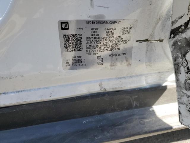 2024 CHEVROLET TRAX LS KL77LFE26RC200778
