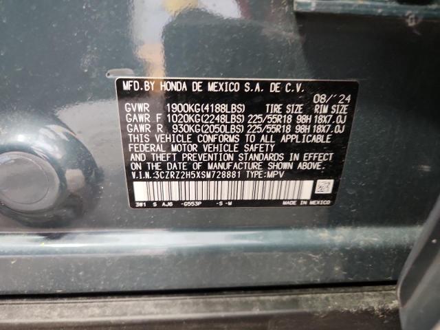 2025 HONDA HR-V SPORT 3CZRZ2H5XSM728881