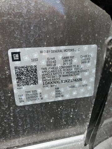 2019 GMC ACADIA DEN 1GKKNXLS1KZ174226