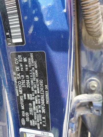 2020 KIA FORTE FE 3KPF24AD6LE241490