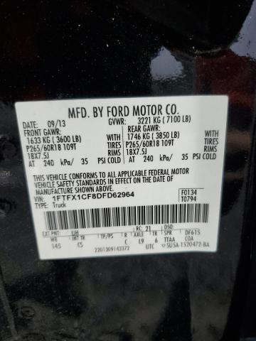 2013 FORD F150 SUPER - 1FTFX1CF8DFD62964