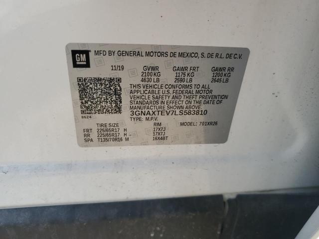2020 CHEVROLET EQUINOX LT - 3GNAXTEV7LS583810