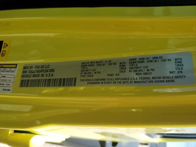 2023 JEEP GLADIATOR 1C6JJTAG4PL541356