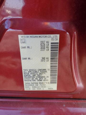 2016 NISSAN ALTIMA 2.5 1N4AL3AP4GN366748