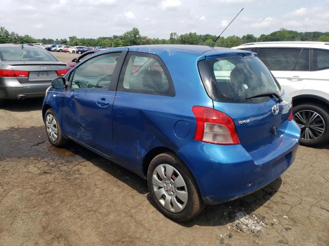TOYOTA YARIS 2007 blue  gas JTDJT923875100013 photo #3