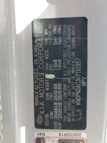 2017 KIA SPORTAGE E KNDPN3AC3H7110957