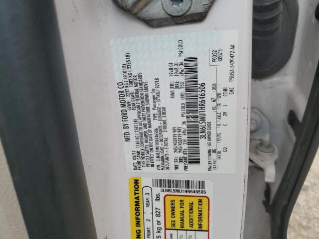 2017 LINCOLN MKZ HYBRID RESERVE 3LN6L5MU1HR646506