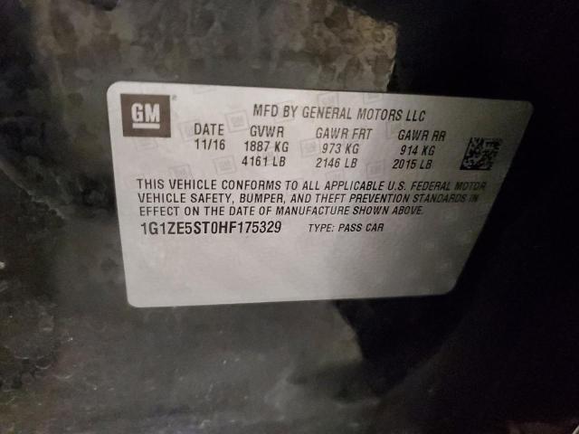2017 CHEVROLET MALIBU LT - 1G1ZE5ST0HF175329