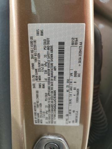 2020 FORD ESCAPE SE - 1FMCU9G62LUC53605