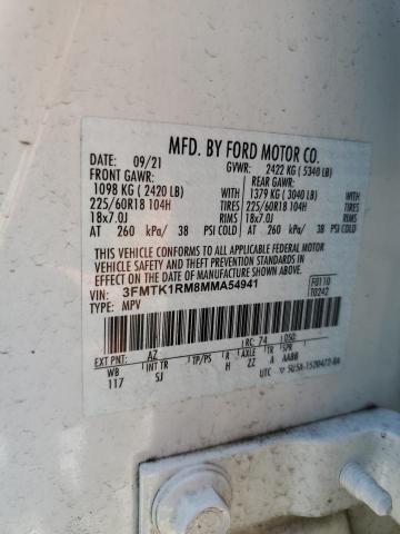 2021 FORD MUSTANG MA 3FMTK1RM8MMA54941