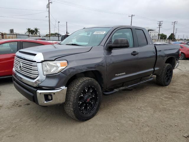 TOYOTA TUNDRA DOU 2014 gray  Gasoline 5TFUM5F16EX052444 photo #1