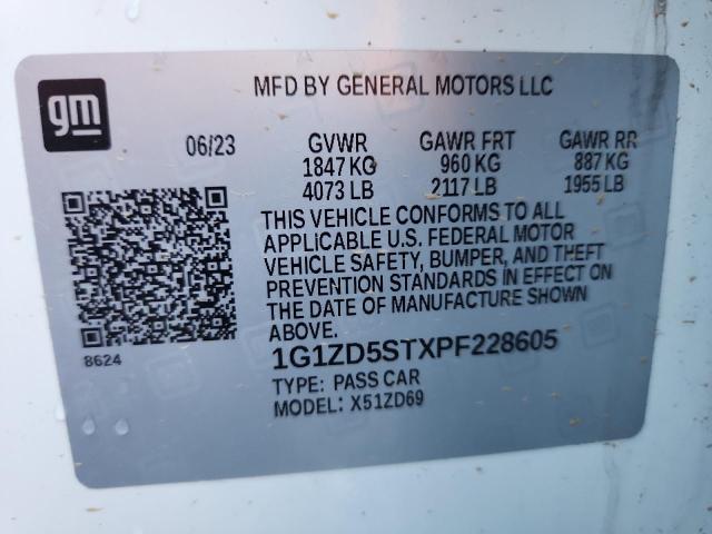 2023 CHEVROLET MALIBU LT - 1G1ZD5STXPF228605