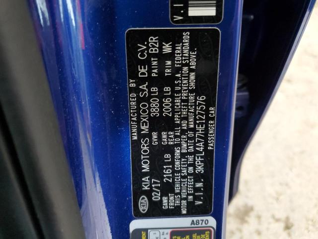2017 KIA FORTE LX - 3KPFL4A77HE127576