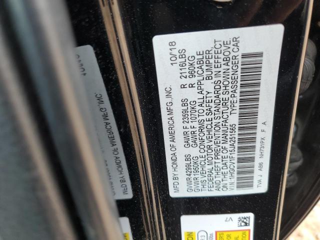 2018 HONDA ACCORD LX - 1HGCV1F15JA251565