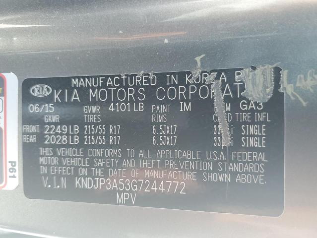 2016 KIA SOUL + - KNDJP3A53G7244772