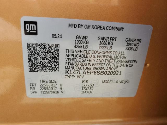 2025 BUICK ENVISTA PR KL47LAEP6SB020921